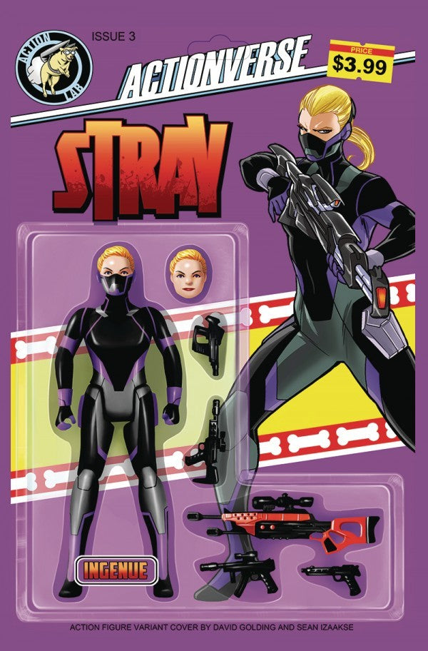 Actionverse # 3 Featuring Stray (Action Lab Comics 2017) Variant Cover B
