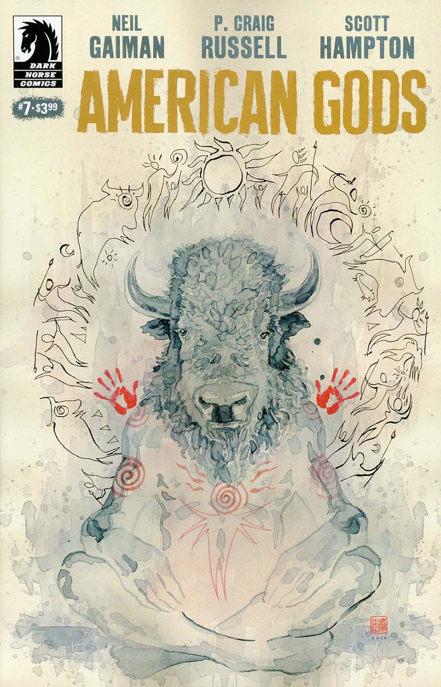 American Gods # 7 (Dark Horse Comics 2017) Mack Variant