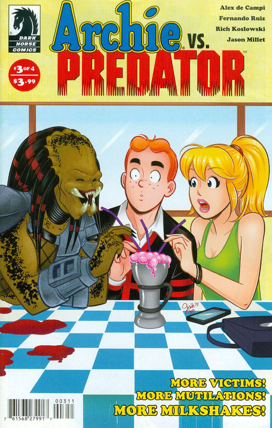 Archie Vs. Predator # 3 of 4 (Dark Horse Comics 2015)