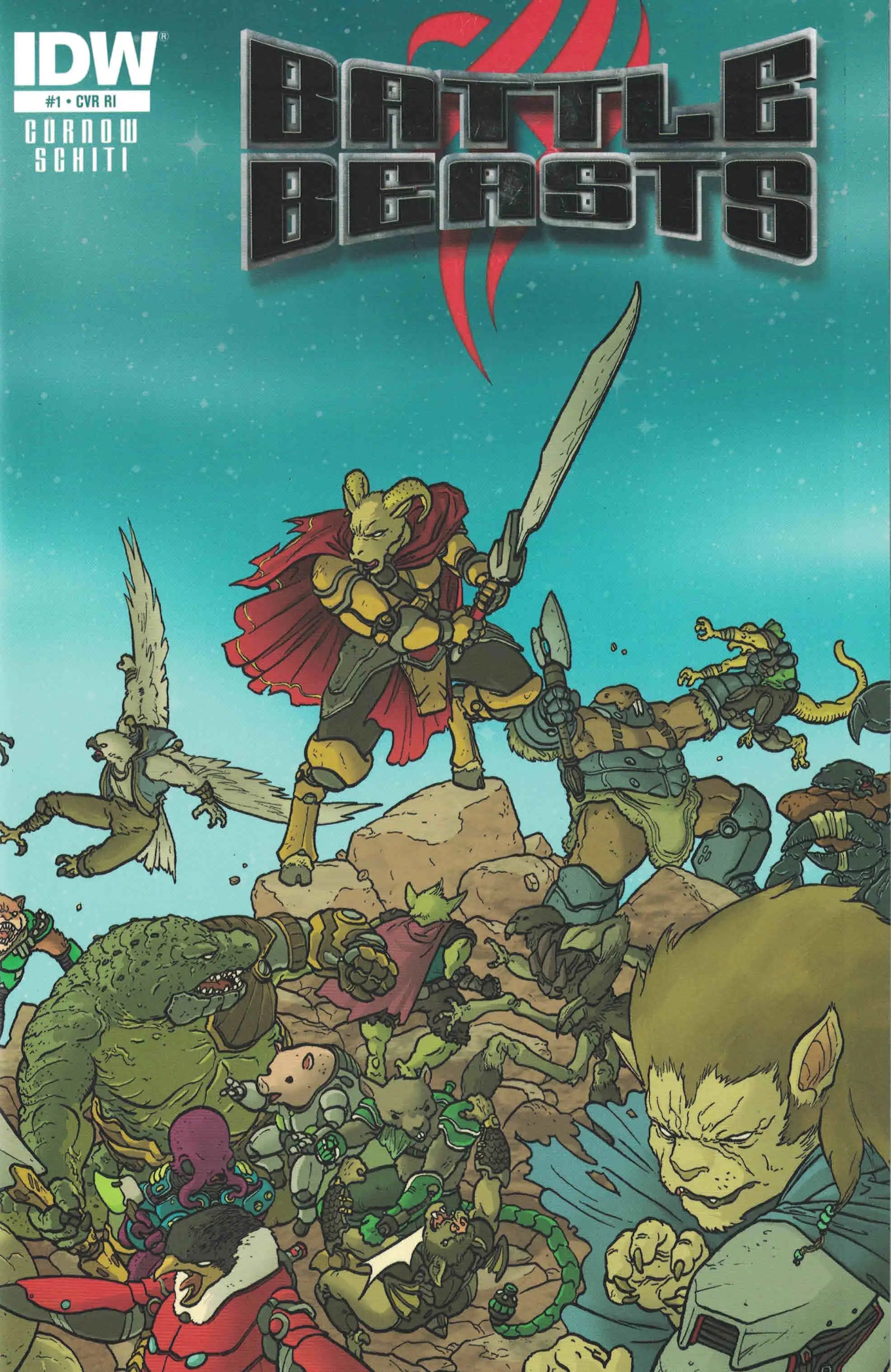 Battle Beasts # 1 - CVR RI - Variant Cover (IDW Comics 2012)