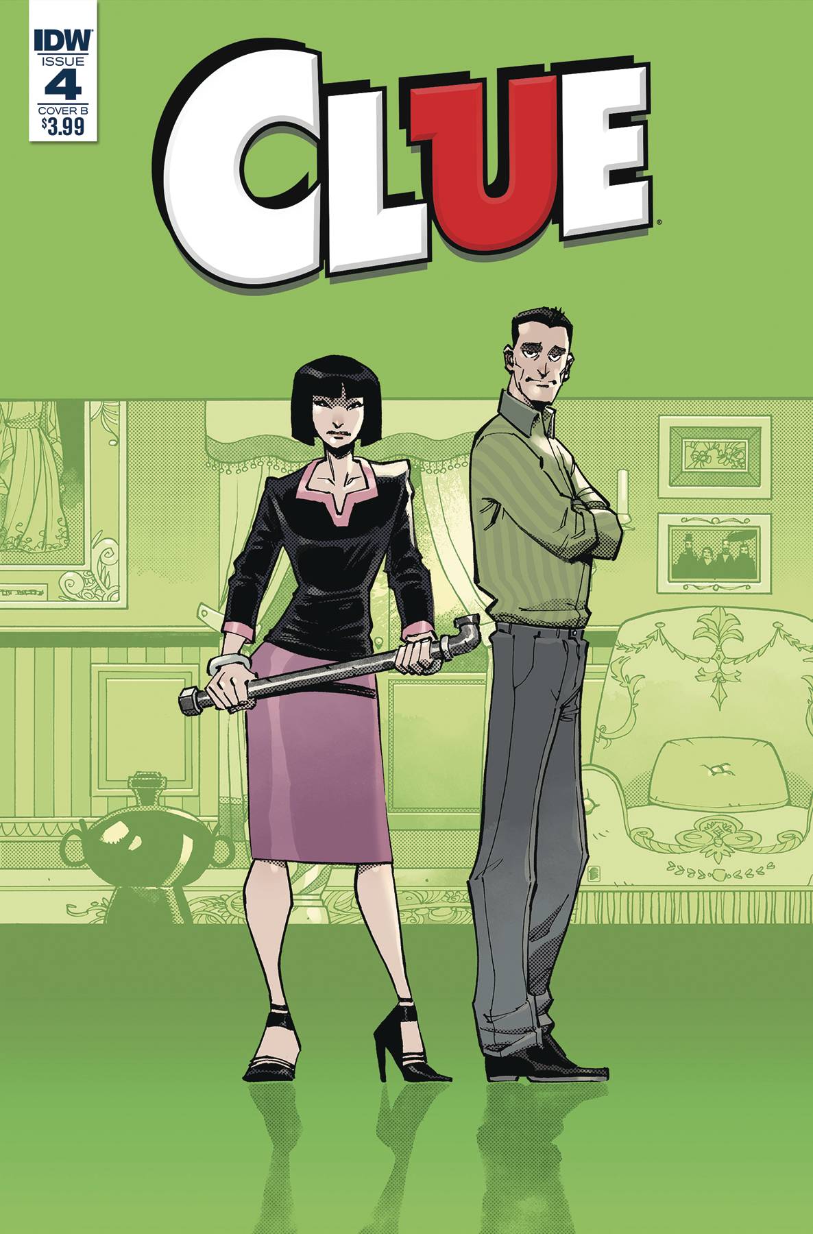 Clue # 2 - Cover B Variant (IDW Publishing 2017)